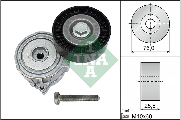 Spanner poly V-riem INA 534 0375 10