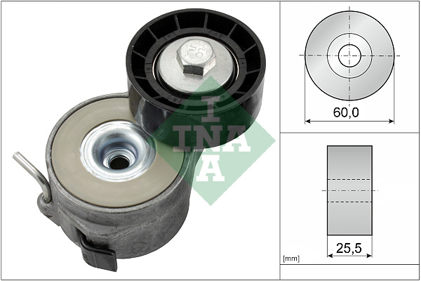 Spanner poly V-riem INA 534 0400 10