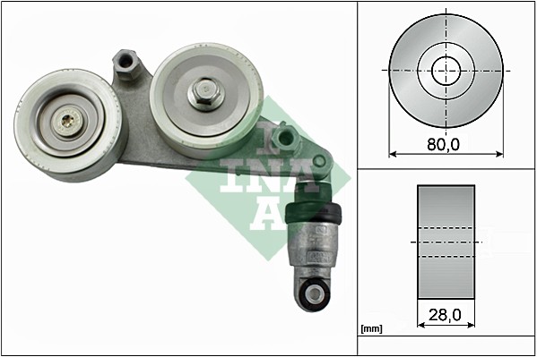 Riemspannerdemper INA 534 0415 10