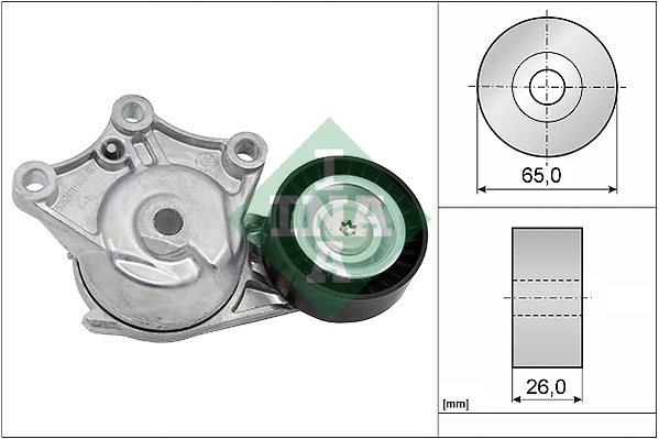 Spanner poly V-riem INA 534 0428 10