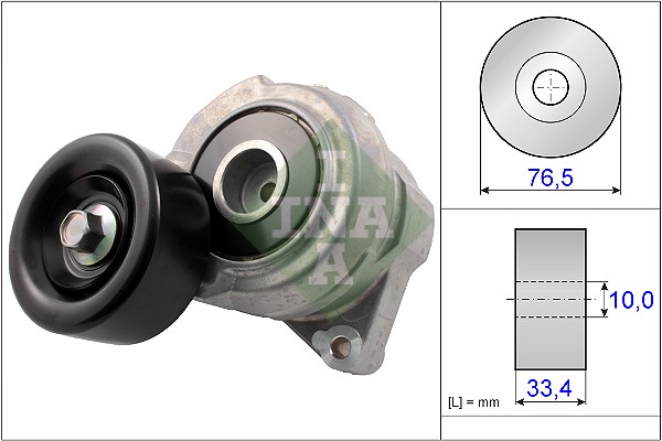 Spanner poly V-riem INA 534 0493 10