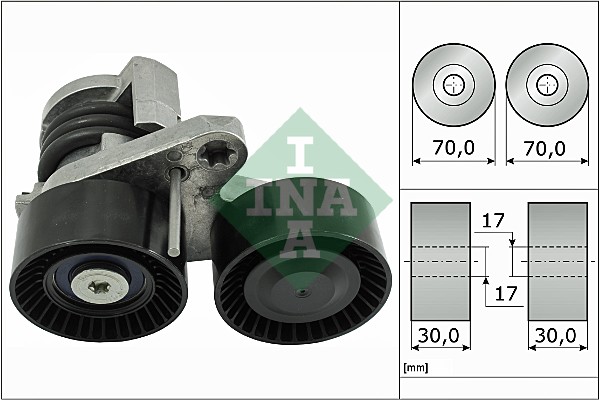 Spanner poly V-riem INA 534 0496 10