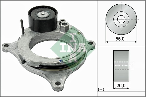 Spanner poly V-riem INA 534 0598 10