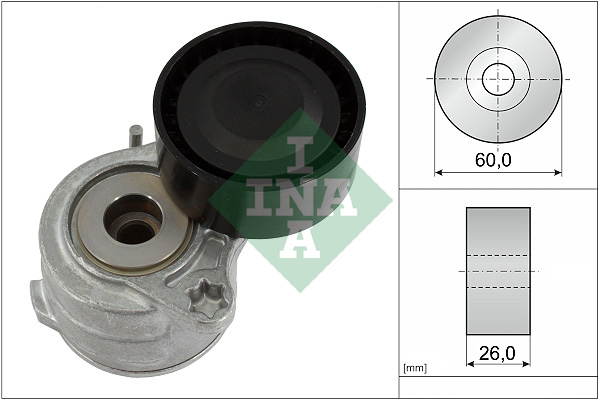 Spanner poly V-riem INA 534 0653 10