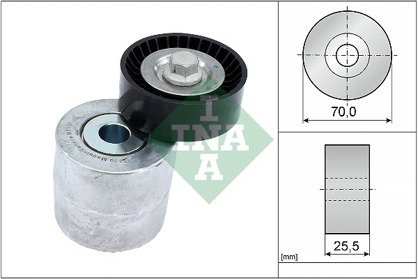 Spanner poly V-riem INA 534 0715 10