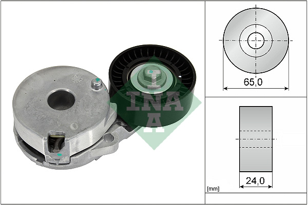 Spanner poly V-riem INA 534 0733 10