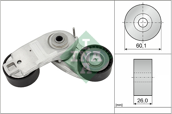 Spanner poly V-riem INA 534 0937 10