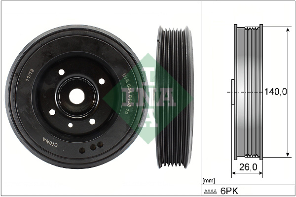 Krukaspoelie INA 544 0158 10