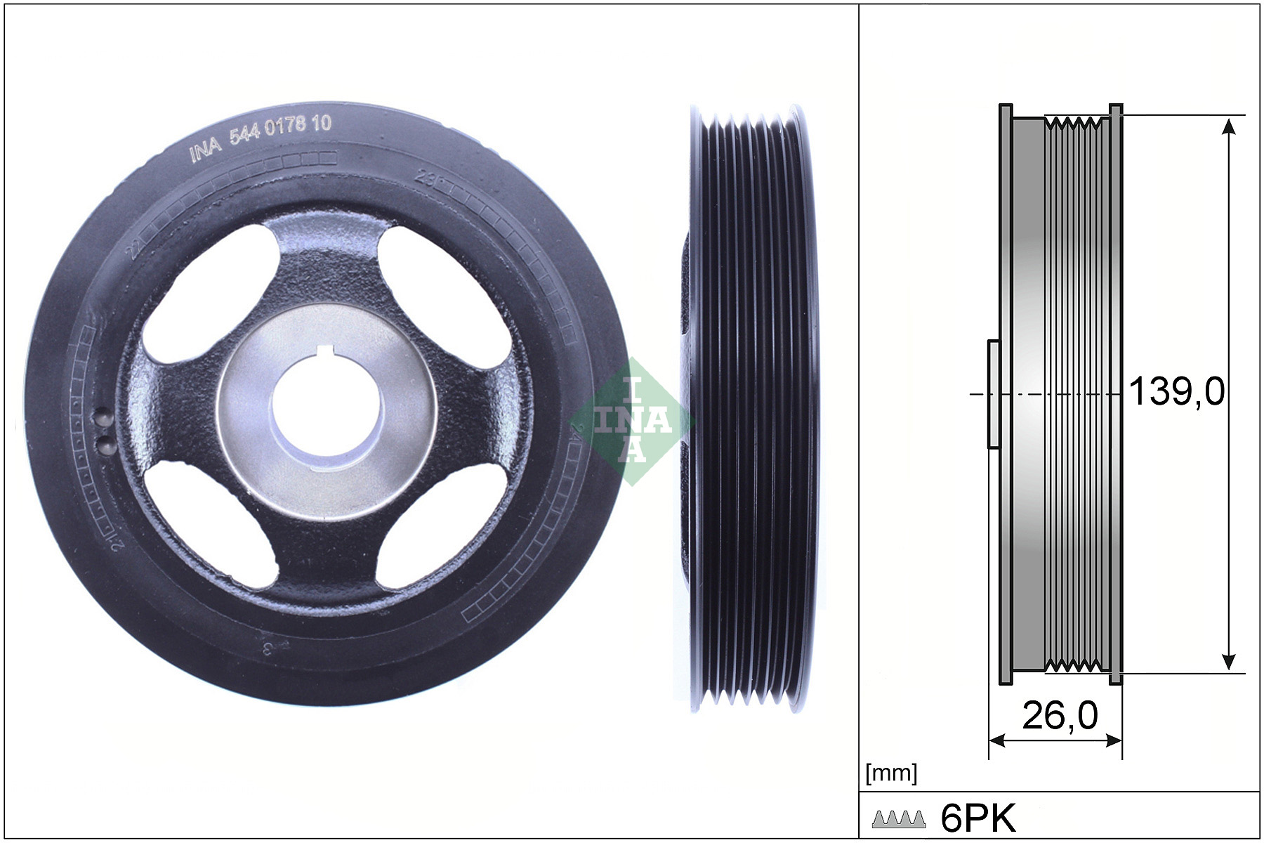 Krukaspoelie INA 544 0178 10