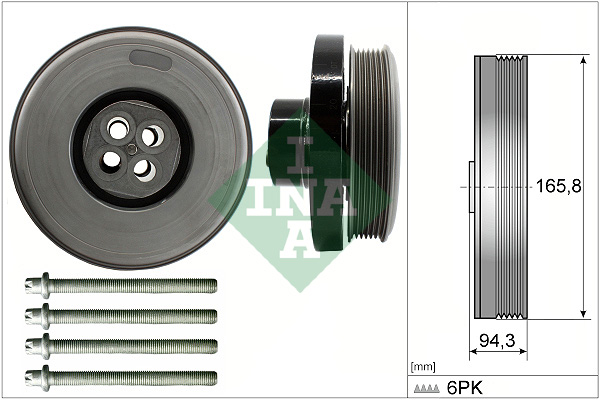 Riemschijvenset, krukas INA 544 0602 20
