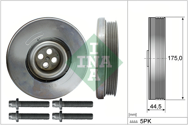 Riemschijvenset, krukas INA 544 0604 20