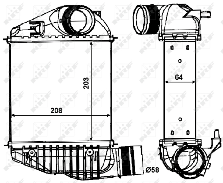 NRF Interkoeler 30015