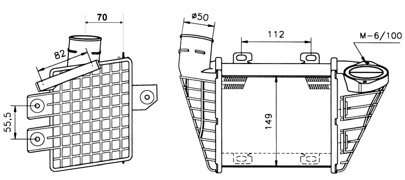 NRF Interkoeler 30023