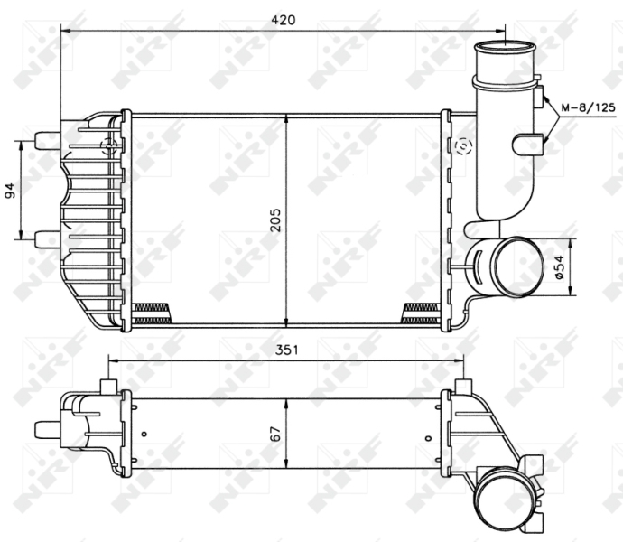 NRF Interkoeler 30066A