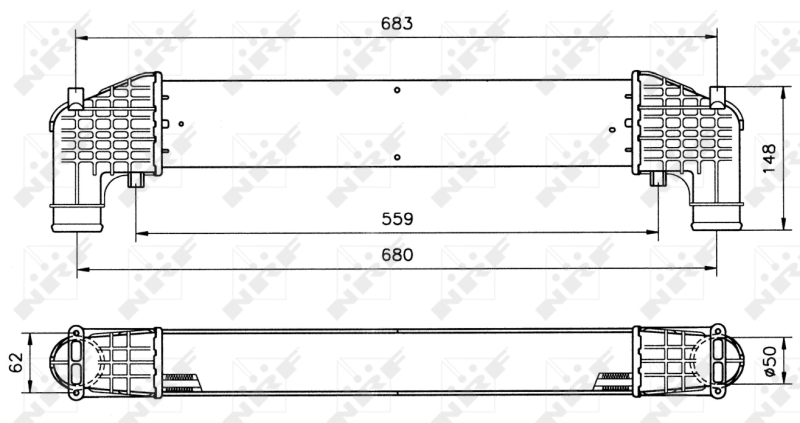 NRF Interkoeler 30108A