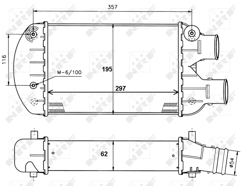 NRF Interkoeler 30122A