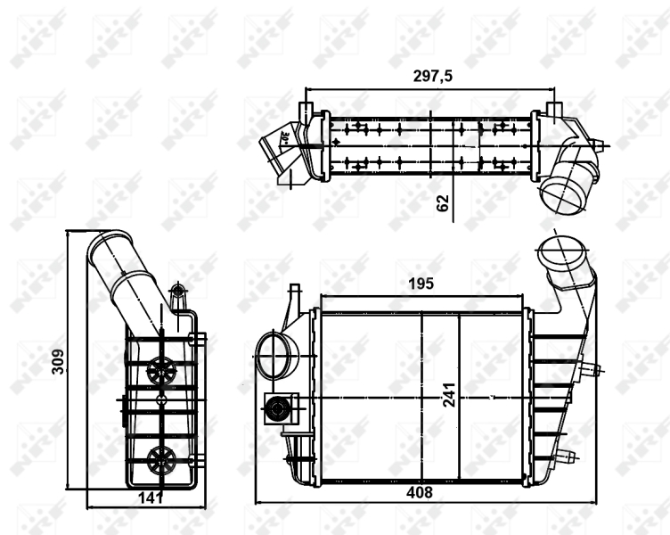 NRF Interkoeler 30123A