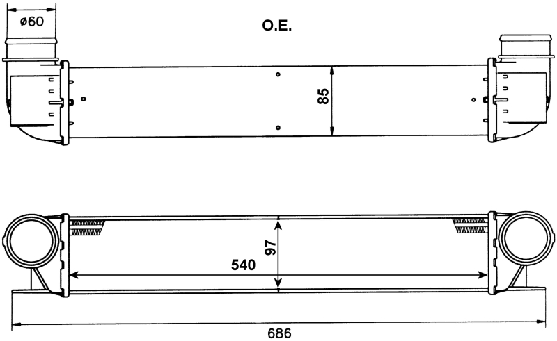 NRF Interkoeler 30129