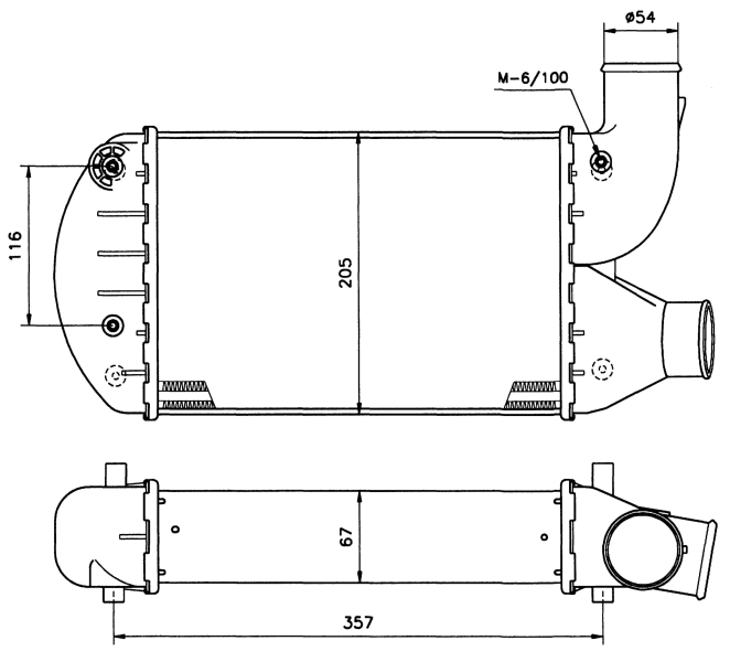 Interkoeler NRF 30134