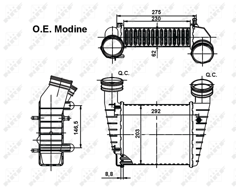 NRF Interkoeler 30138