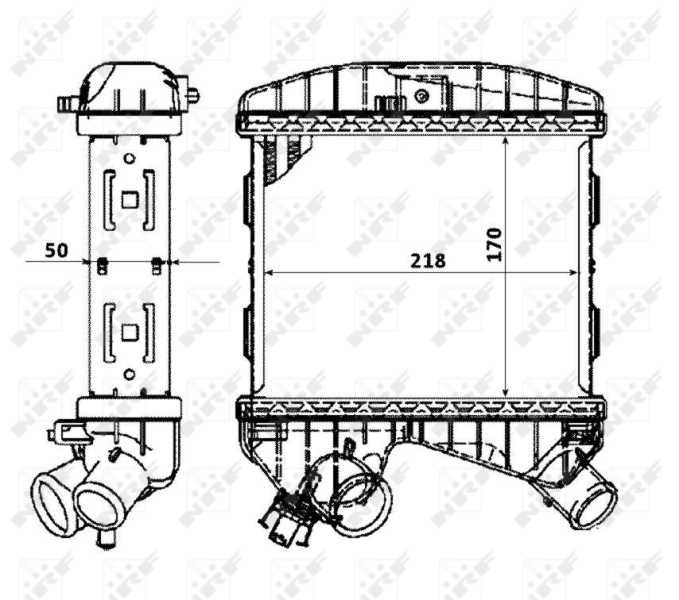 NRF Interkoeler 30177