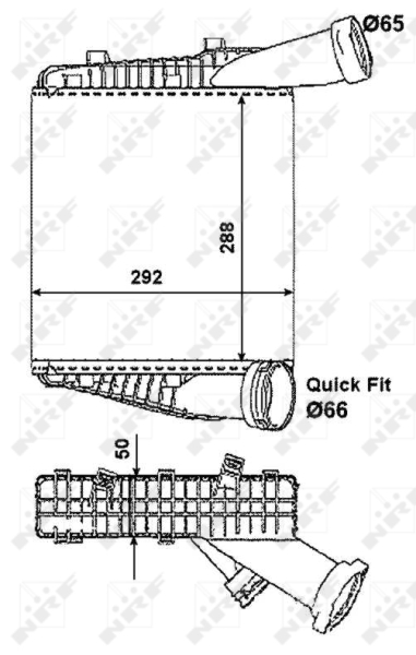 NRF Interkoeler 30178