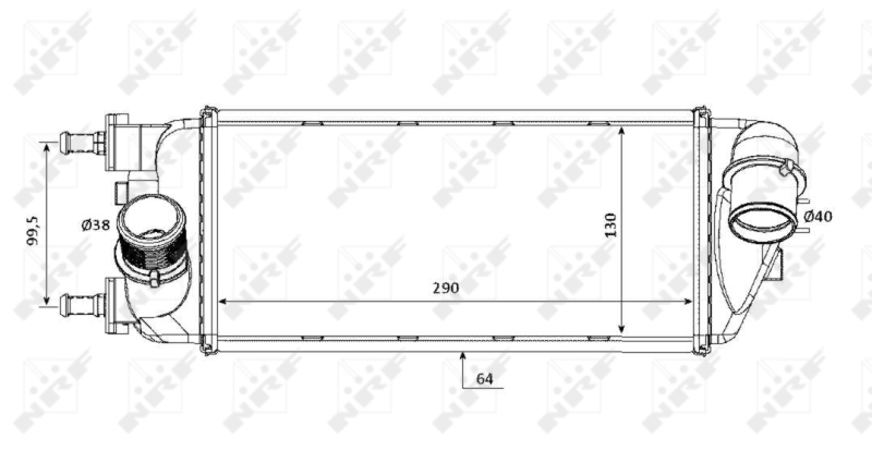 NRF Interkoeler 30183