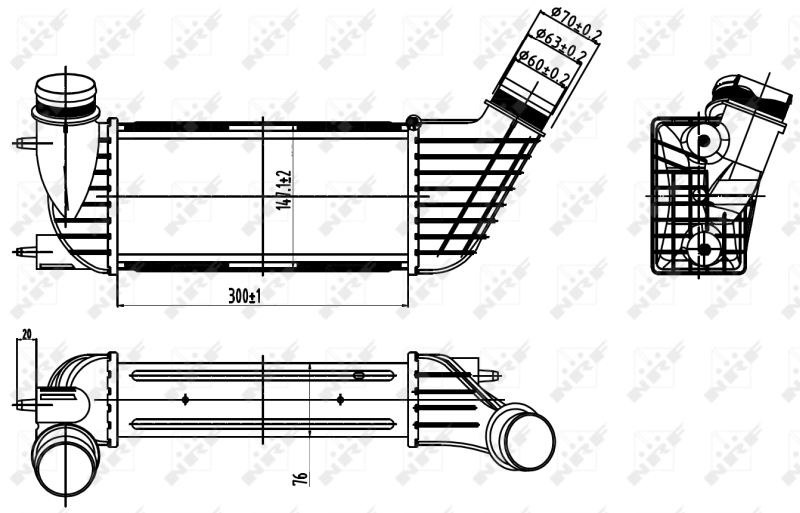 NRF Interkoeler 30192