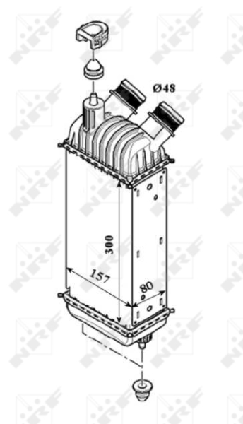 NRF Interkoeler 30193