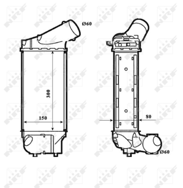 NRF Interkoeler 30195