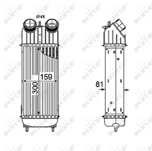 NRF Interkoeler 30196