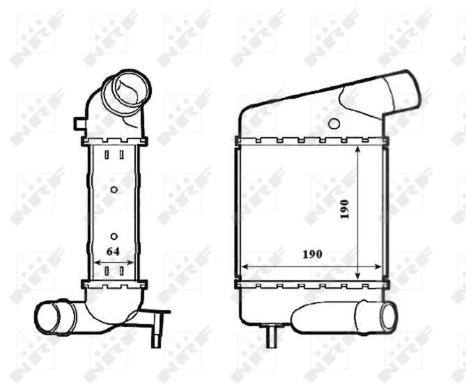 NRF Interkoeler 30197