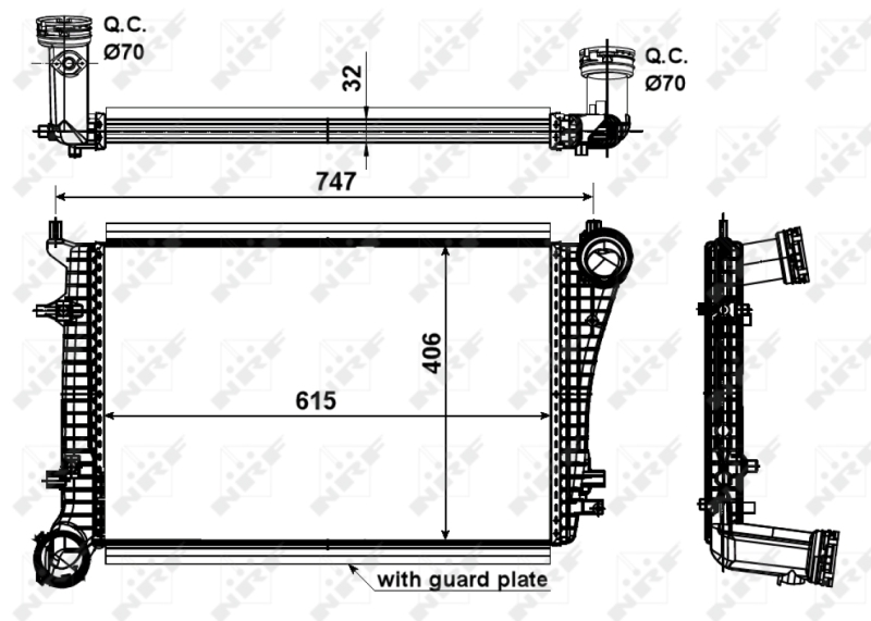 NRF Interkoeler 30199