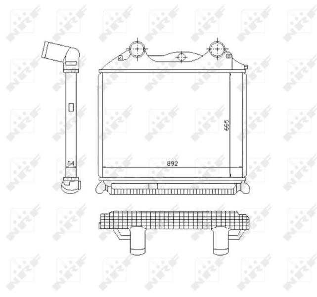 NRF Interkoeler 30204