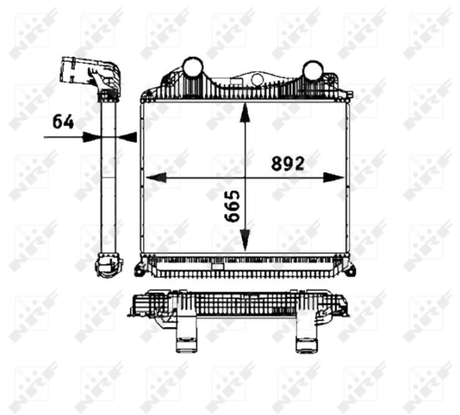 NRF Interkoeler 30206