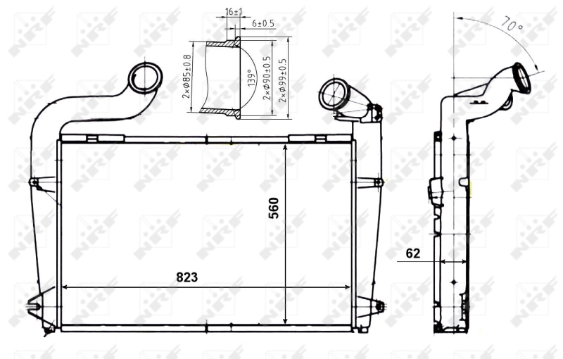 NRF Interkoeler 30224