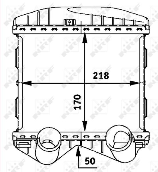 NRF Interkoeler 30257