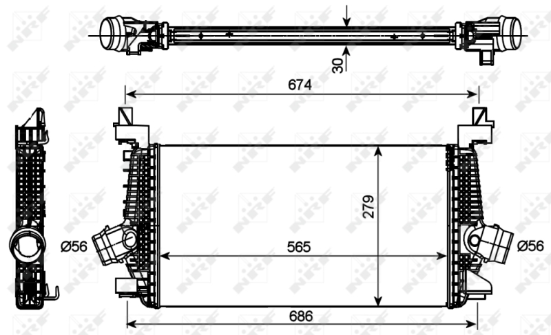 NRF Interkoeler 30269