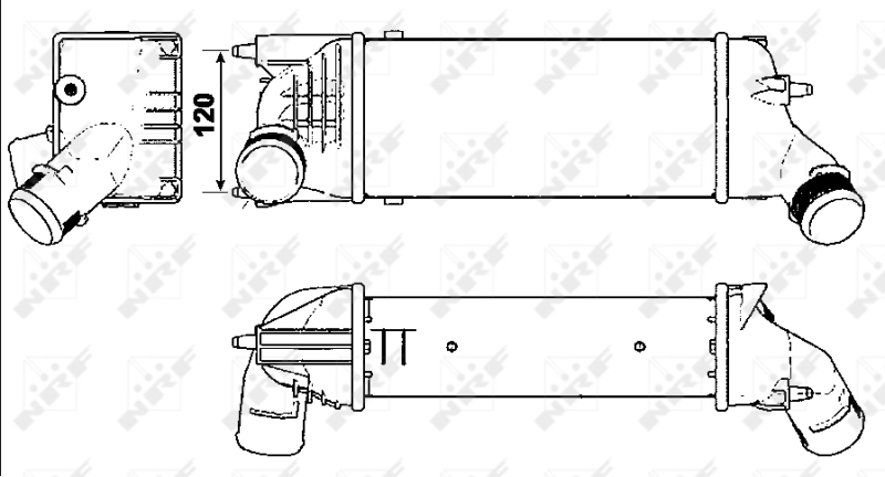 NRF Interkoeler 30277