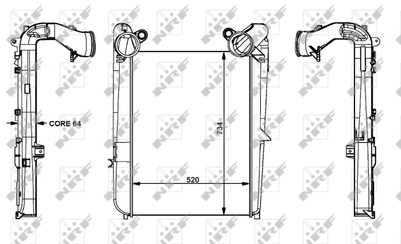 NRF Interkoeler 30298