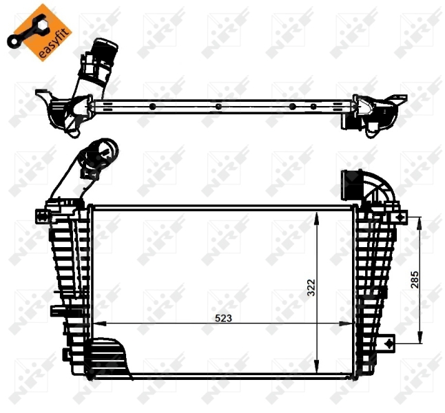 NRF Interkoeler 30302