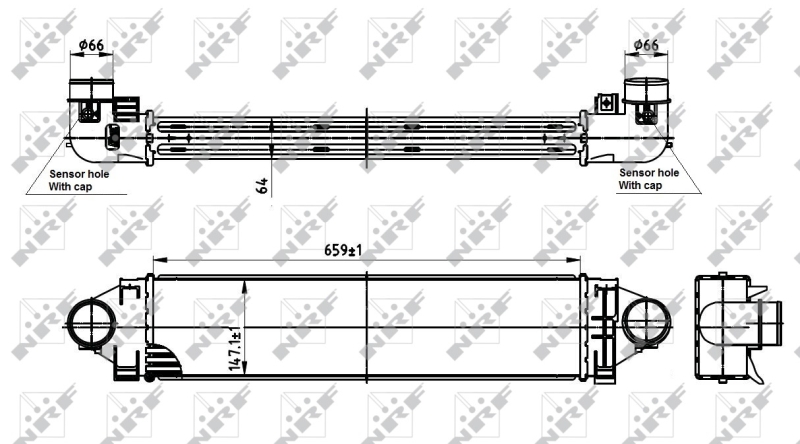 NRF Interkoeler 30304