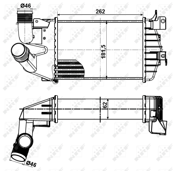 NRF Interkoeler 30307