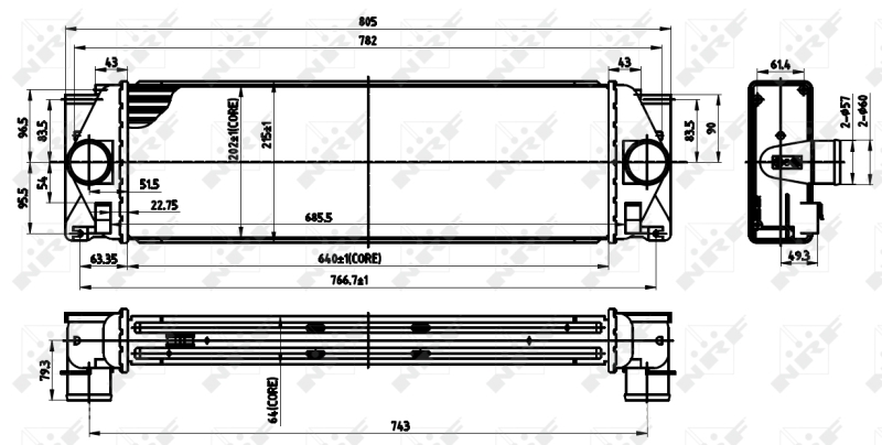 NRF Interkoeler 30310