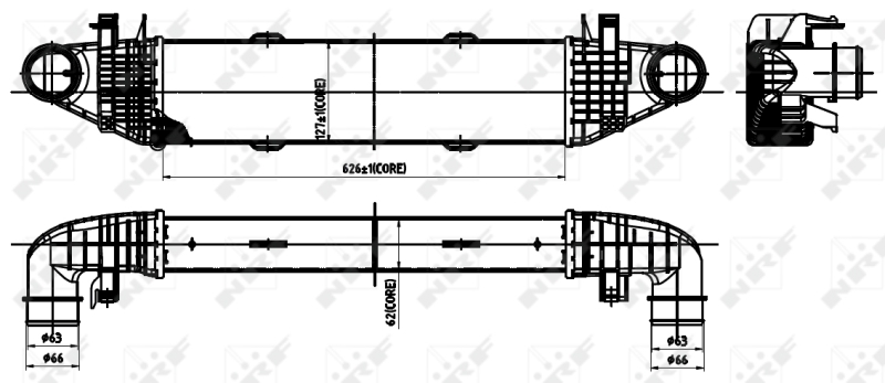 NRF Interkoeler 30313