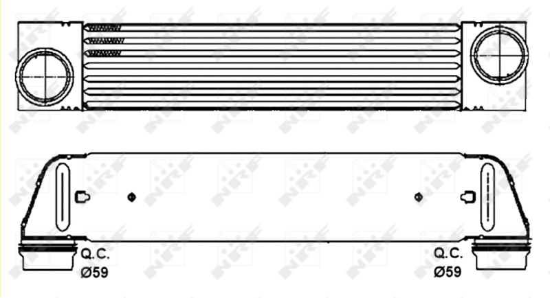 Interkoeler NRF 30317