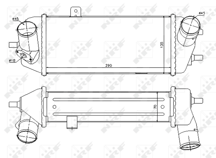 NRF Interkoeler 30327