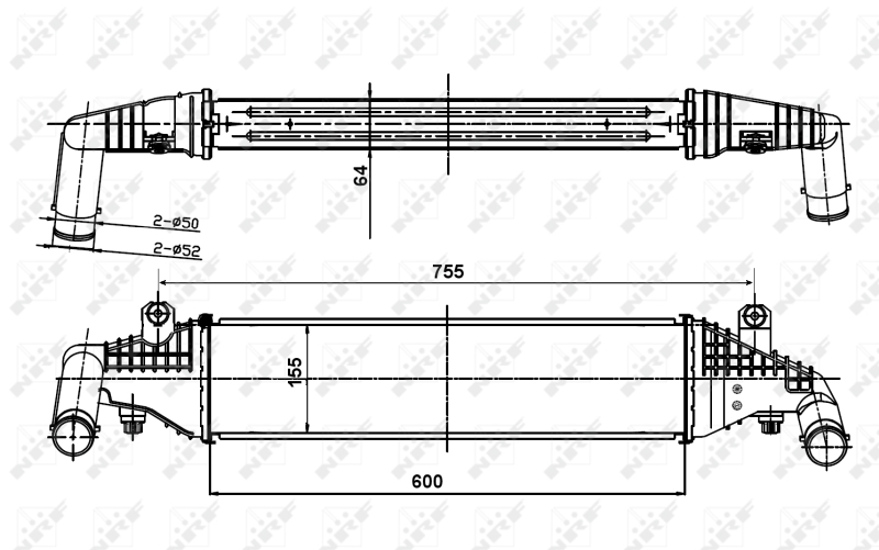 NRF Interkoeler 30364