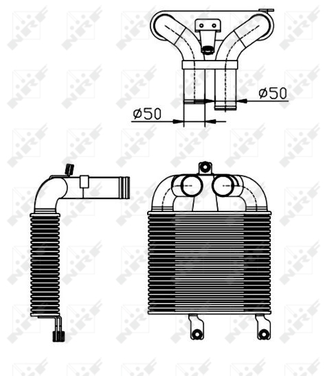 NRF Interkoeler 30365