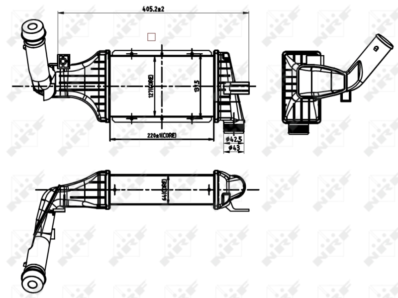 NRF Interkoeler 30427